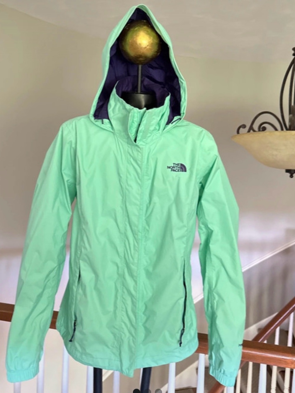 The North Face Navy and Aqua Women's Jacket